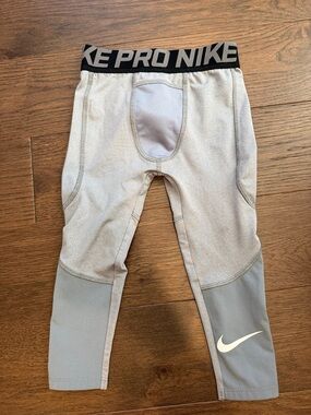 Nike Dri-Fit Toddler Compression Pants Size 2-3 Gray - C39-070